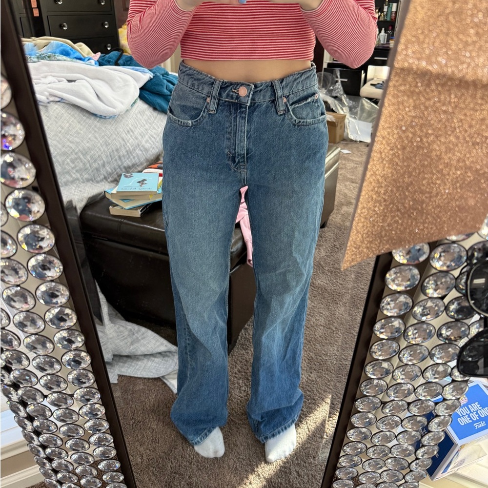 We The Free Blue Flare Jeans